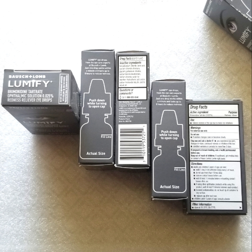 LUMIFY .25oz 5 LARGE BOXES 12/2027 - Picture 3 of 7